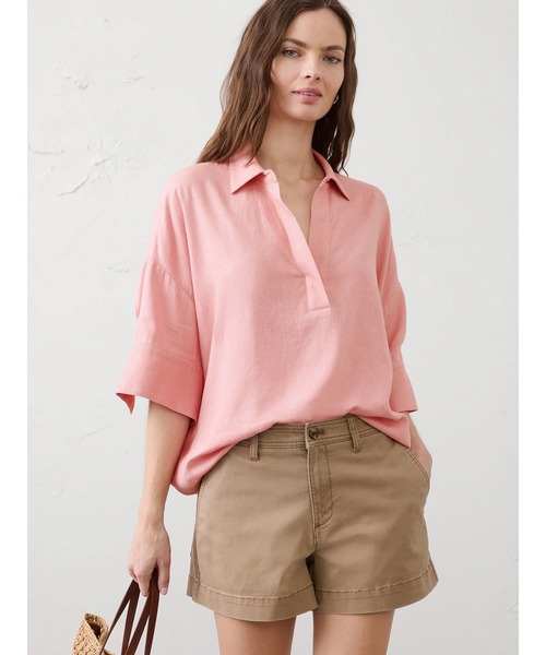 セール】BANANA REPUBLIC FACTORY STORE リネンブレンド ドレーピー