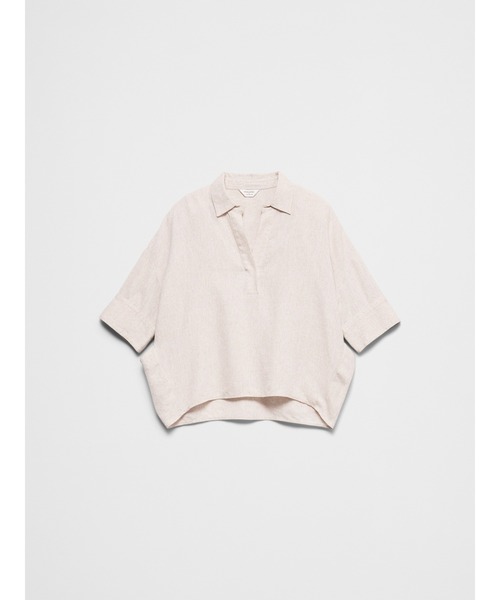 BANANA REPUBLIC FACTORY STORE(バナナリパブリック ファクトリーストア)の「BANANA REPUBLIC FACTORY STORE リネンブレンド ドレーピー ポップオーバー シャツ(シャツ/ブラウス・レディース・ベージュ/ホワイト/グリーン/ネイビー/ブルー系その他/ローズ・S/XS/L/M)」の9枚目の写真