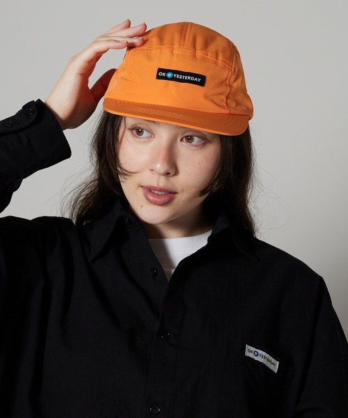 OK YESTERDAY(オッケーイエスタデイ)の「OK YESTERDAY / ジェットキャップ / JET CAP 2026年 夏 夏服(キャップ・メンズ・ブラック/ミント/ネイビー/オレンジ・FREE)」の7枚目の写真