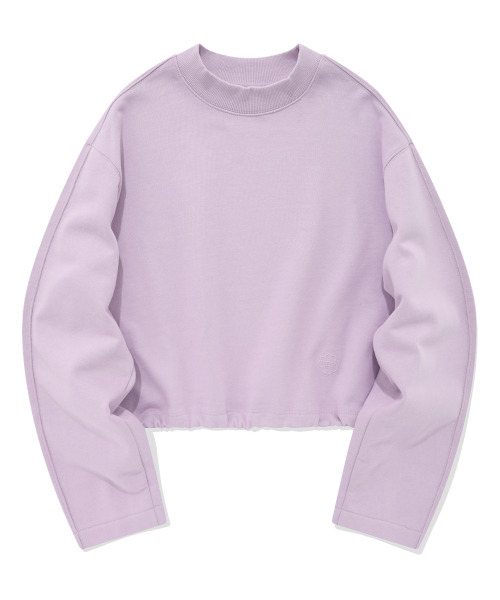 COVERNAT WOMAN(カバーナットウーマン)の「ウィメンズクロップストリングスウェット Lavender(スウェット・レディース・その他・WS/WM)」の2枚目の写真