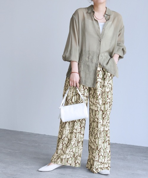 reca(レカ)の「ペイント柄イージーパンツ(その他パンツ・レディース・カーキ/ブラック・FREE)」の10枚目の写真