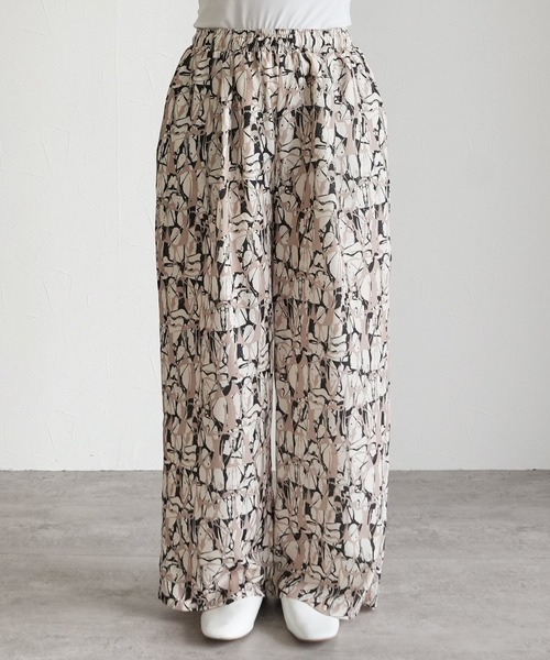 reca(レカ)の「ペイント柄イージーパンツ(その他パンツ・レディース・カーキ/ブラック・FREE)」の12枚目の写真