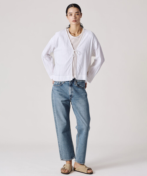 Bshop(ビショップ)の「INDIA INDUSTRY | コットンドビー カーディガンシャツ WOMEN(シャツ/ブラウス・レディース・オフホワイト・1)」の15枚目の写真