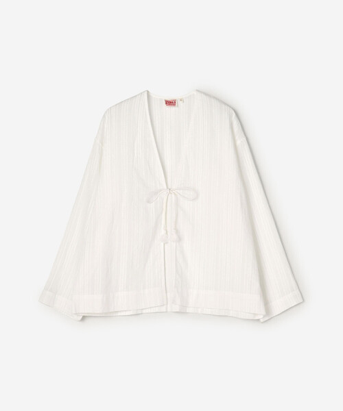 Bshop(ビショップ)の「INDIA INDUSTRY | コットンドビー カーディガンシャツ WOMEN(シャツ/ブラウス・レディース・オフホワイト・1)」の14枚目の写真