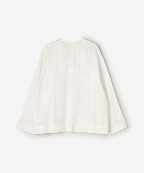 Bshop(ビショップ)の「INDIA INDUSTRY | コットンドビー カーディガンシャツ WOMEN(シャツ/ブラウス・レディース・オフホワイト・1)」の13枚目の写真