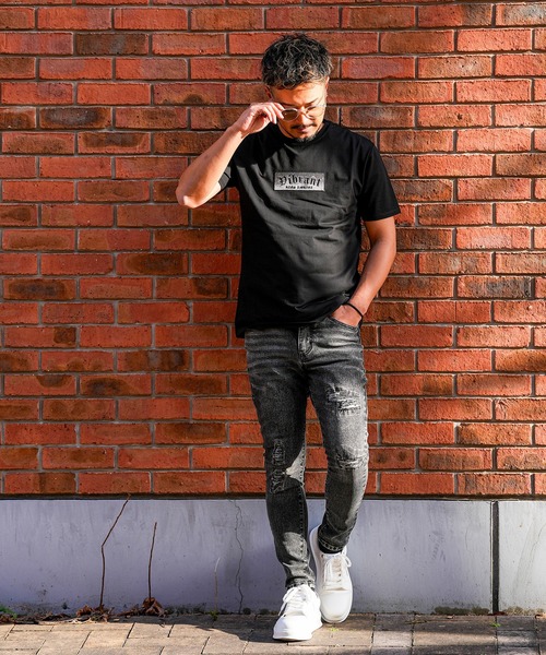 adamsJUGGLER(アダムスジャグラー)の「RTEGヴァイブラントボックスティー(Tシャツ/カットソー・メンズ・ブラック/ホワイト・XL/L/M/S/XXL)」の4枚目の写真