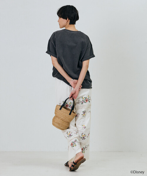 Freada(フリーダ)の「Freada/フリーダ 【MICKEY / ミッキー】ロック ビッグTシャツ(Tシャツ/カットソー・レディース・ブラック/ピンク・ONE SIZE)」の11枚目の写真