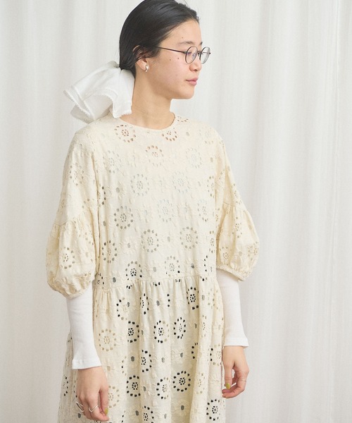 fig London(フィグロンドン)の「_chouchou Diana(シュシュ・レディース・ホワイト/ブラック・FREE)」の5枚目の写真