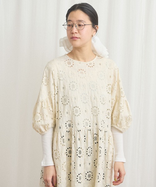fig London(フィグロンドン)の「_chouchou Diana(シュシュ・レディース・ホワイト/ブラック・FREE)」の9枚目の写真