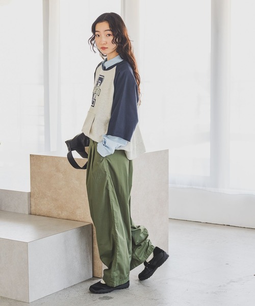 niko and...（ニコアンド）の「《抗菌消臭》バレエスニーカー（バレエシューズ・レディース・ブラック/カーキ・LARGE/MEDIUM）」の12枚目の写真