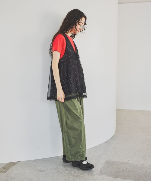 niko and...（ニコアンド）の「《抗菌消臭》バレエスニーカー（バレエシューズ・レディース・ブラック/カーキ・LARGE/MEDIUM）」の8枚目の写真