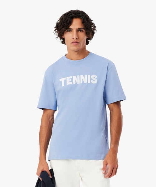 セール】テニスプリント半袖Tシャツ（Tシャツ/カットソー）｜LACOSTE