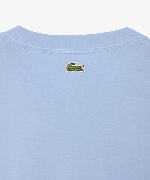LACOSTE(ラコステ)の「テニスプリント半袖Tシャツ(Tシャツ/カットソー・メンズ・ライトブルー・3/4)」の7枚目の写真
