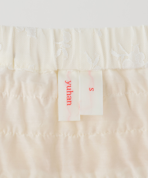 EDIT. FOR LULU(エディットフォールル)の「【YUHAN WANG/ユハン・ワン】lace ruffle tiered skirt(スカート・レディース・ホワイト・FREE)」の7枚目の写真