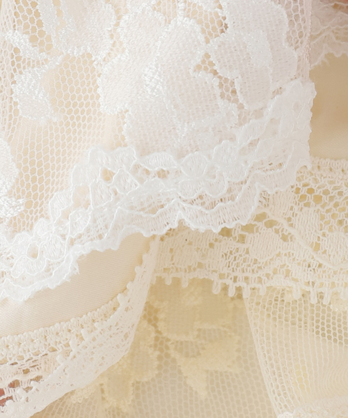 EDIT. FOR LULU(エディットフォールル)の「【YUHAN WANG/ユハン・ワン】lace ruffle tiered skirt(スカート・レディース・ホワイト・FREE)」の5枚目の写真