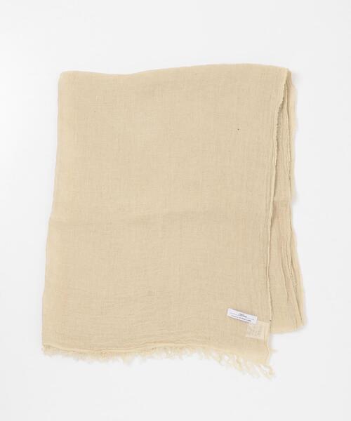 URBAN RESEARCH Sonny Label（アーバンリサーチサニーレーベル）の「イタリア製リネンストール（ストール/ショール・レディース・グレー/ベージュ/ブラック・ONE）」の9枚目の写真