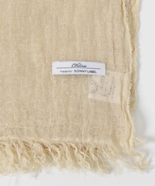 URBAN RESEARCH Sonny Label（アーバンリサーチサニーレーベル）の「イタリア製リネンストール（ストール/ショール・レディース・グレー/ベージュ/ブラック・ONE）」の10枚目の写真