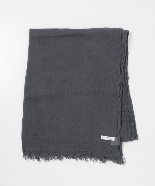 URBAN RESEARCH Sonny Label（アーバンリサーチサニーレーベル）の「イタリア製リネンストール（ストール/ショール・レディース・グレー/ベージュ/ブラック・ONE）」の12枚目の写真