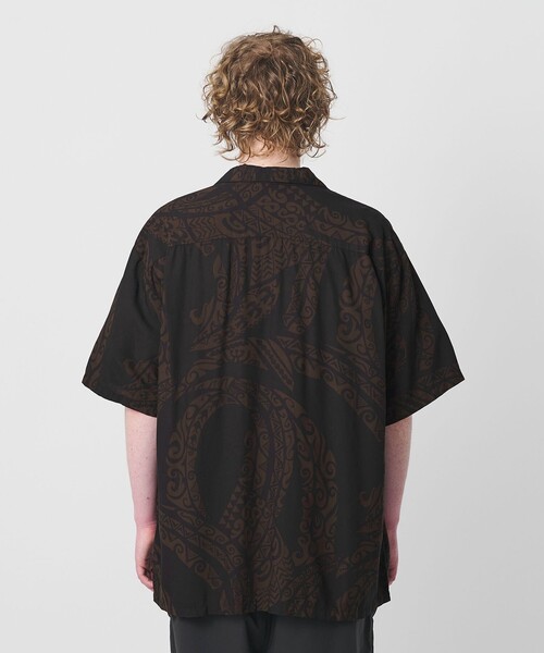 TWO PALMS(トゥーパームス)の「【別注】<TWO PALMS>TATTO オープンカラー シャツ(シャツ/ブラウス・メンズ・ダークブラウン・M/L)」の5枚目の写真