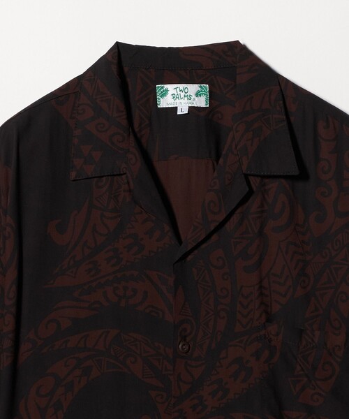TWO PALMS(トゥーパームス)の「【別注】<TWO PALMS>TATTO オープンカラー シャツ(シャツ/ブラウス・メンズ・ダークブラウン・M/L)」の7枚目の写真