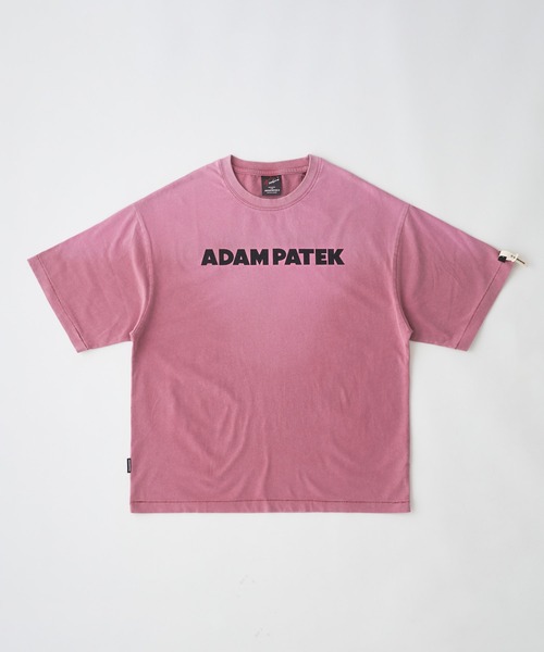 ADAM PATEK(アダムパテック)の「【ADAMPATEK/アダムパテック】basic logo aging T ベーシックロゴエイジングTEE(Tシャツ/カットソー・メンズ・ブラック/グリーン/ピンク/ホワイト・2)」の4枚目の写真