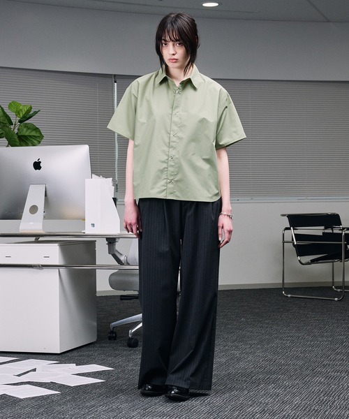 selle glant(セレグランテ)の「RING BUTTON REGULAR COLLAR SHIRT / リングボタンレギュラーカラーシャツ(シャツ/ブラウス・メンズ・ブルー/グリーン/ブラック・LARGE/MEDIUM/SMALL)」の13枚目の写真