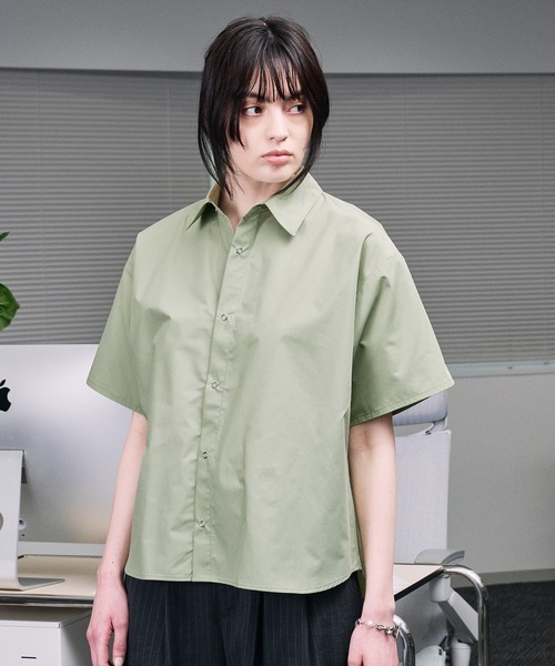 selle glant(セレグランテ)の「RING BUTTON REGULAR COLLAR SHIRT / リングボタンレギュラーカラーシャツ(シャツ/ブラウス・メンズ・ブルー/グリーン/ブラック・LARGE/MEDIUM/SMALL)」の10枚目の写真