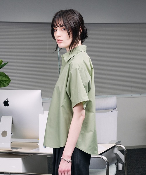selle glant(セレグランテ)の「RING BUTTON REGULAR COLLAR SHIRT / リングボタンレギュラーカラーシャツ(シャツ/ブラウス・メンズ・ブルー/グリーン/ブラック・LARGE/MEDIUM/SMALL)」の11枚目の写真