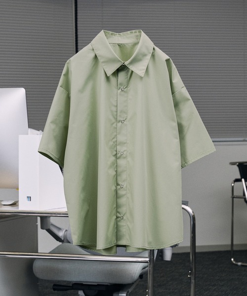 selle glant(セレグランテ)の「RING BUTTON REGULAR COLLAR SHIRT / リングボタンレギュラーカラーシャツ(シャツ/ブラウス・メンズ・ブルー/グリーン/ブラック・LARGE/MEDIUM/SMALL)」の5枚目の写真