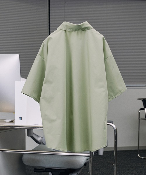 selle glant(セレグランテ)の「RING BUTTON REGULAR COLLAR SHIRT / リングボタンレギュラーカラーシャツ(シャツ/ブラウス・メンズ・ブルー/グリーン/ブラック・LARGE/MEDIUM/SMALL)」の6枚目の写真