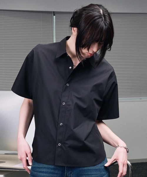 selle glant(セレグランテ)の「RING BUTTON REGULAR COLLAR SHIRT / リングボタンレギュラーカラーシャツ(シャツ/ブラウス・メンズ・ブルー/グリーン/ブラック・LARGE/MEDIUM/SMALL)」の19枚目の写真