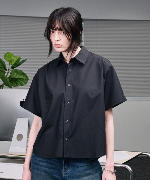 selle glant(セレグランテ)の「RING BUTTON REGULAR COLLAR SHIRT / リングボタンレギュラーカラーシャツ(シャツ/ブラウス・メンズ・ブルー/グリーン/ブラック・LARGE/MEDIUM/SMALL)」の20枚目の写真