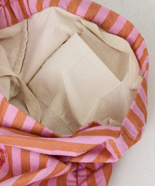 beej（ビージ）の「beej/ビージ ストライプ ファブリック ワンショルダーバッグ（ショルダーバッグ・レディース・オレンジ/グリーン/レモンイエロー/ブラック・ﾌﾘ-）」の22枚目の写真