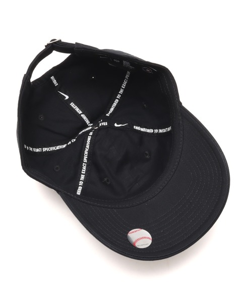 NIKE（ナイキ）の「NIKE CLUB UNSTRUCTURED ORGANIC COTTON CAP / ナイキ クラブ アンストラクチャード オーガニックコットン キャップ【SP】（キャップ・メンズ・ブラック・M/L）」の2枚目の写真