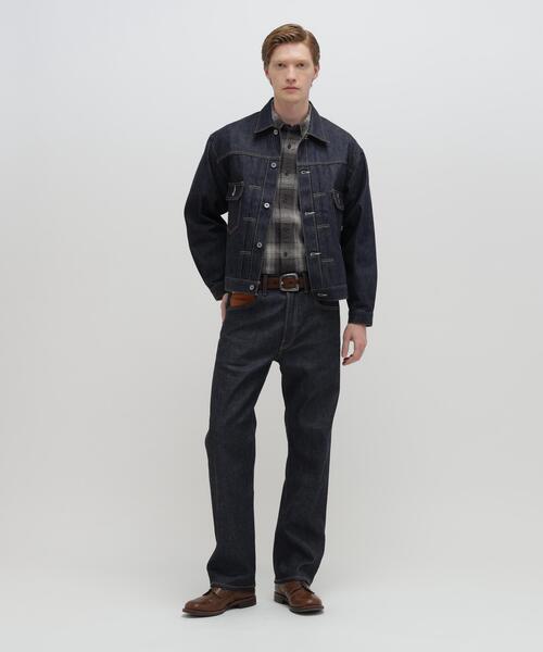 AVIREX(アヴィレックス)の「AVIREX HERITAGE DENIM Type-2 PANTS "LEATHER" / アヴィレックス ヘリテージデニム タイプツーパンツ レザー(デニムパンツ・メンズ・ブラウン・38/36/34/32/30)」の5枚目の写真