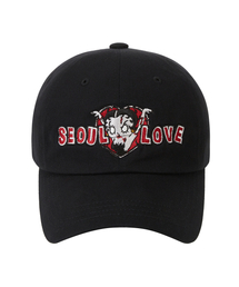 CNVS（ベティ ブープ）の「アルキン×ベティブームゾンビラブボールキャップ_ブラック（キャップ）」