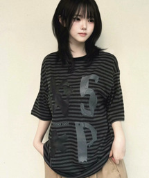 Piece Stripe T-Shirt Black