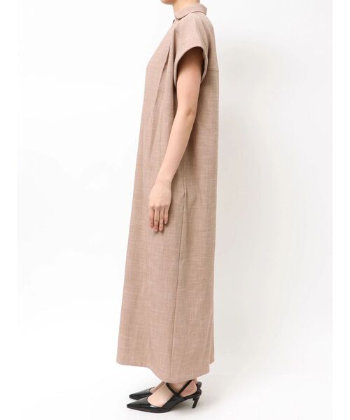 ELENDEEK（エレンディーク）の「スキッパールーズワンピース（ワンピース・レディース・グレー/ブラウン・2/1）」の12枚目の写真