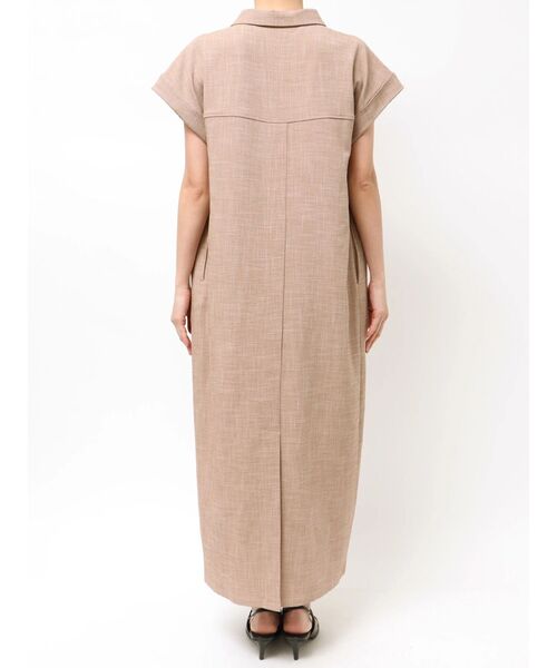 ELENDEEK（エレンディーク）の「スキッパールーズワンピース（ワンピース・レディース・グレー/ブラウン・2/1）」の13枚目の写真