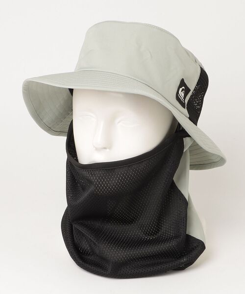 Quiksilver(クイックシルバー)の「クイックシルバー QUIKSILVER WR UV WATER FACE MASK HAT(ハット・メンズ・ブラック/オリーブ・ONE SIZE)」の1枚目の写真
