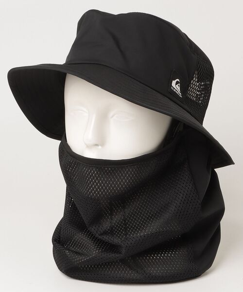 Quiksilver(クイックシルバー)の「クイックシルバー QUIKSILVER WR UV WATER FACE MASK HAT(ハット・メンズ・ブラック/オリーブ・ONE SIZE)」の2枚目の写真