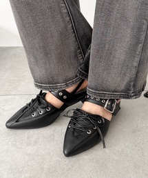 WEGO | WEGO/【26年春夏新作】レースアップポインテッドシューズ(パンプス)