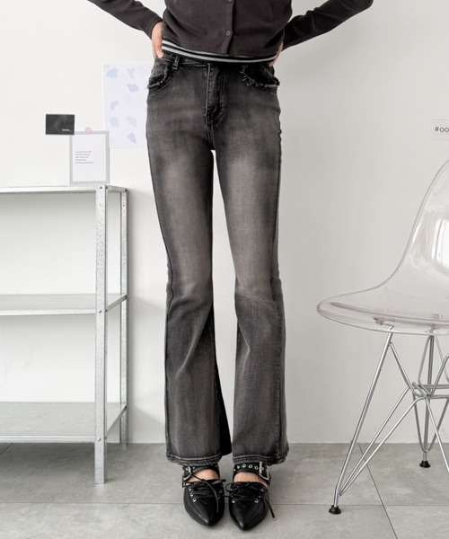 WEGO（ウィゴー）の「WEGO/【26年春夏新作】レースアップポインテッドシューズ（パンプス・レディース・ブラック・X-LARGE/LARGE/MEDIUM/SMALL）」の2枚目の写真