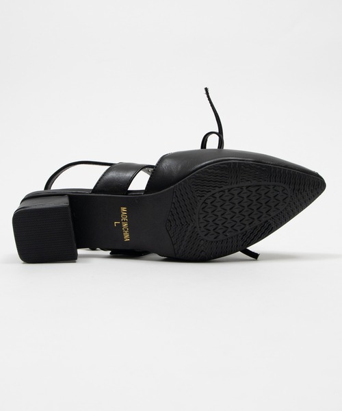 WEGO（ウィゴー）の「WEGO/【26年春夏新作】レースアップポインテッドシューズ（パンプス・レディース・ブラック・X-LARGE/LARGE/MEDIUM/SMALL）」の20枚目の写真