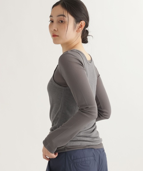 studio CLIP(スタディオクリップ)の「【daily CLIP】タンクレイヤードプルオーバー(Tシャツ/カットソー・レディース・ピンク/ベージュ・FREE)」の18枚目の写真