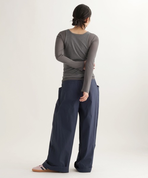 studio CLIP(スタディオクリップ)の「【daily CLIP】タンクレイヤードプルオーバー(Tシャツ/カットソー・レディース・ピンク/ベージュ・FREE)」の22枚目の写真