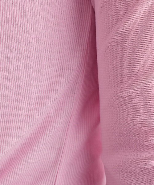 studio CLIP(スタディオクリップ)の「【daily CLIP】タンクレイヤードプルオーバー(Tシャツ/カットソー・レディース・ピンク/ベージュ・FREE)」の12枚目の写真