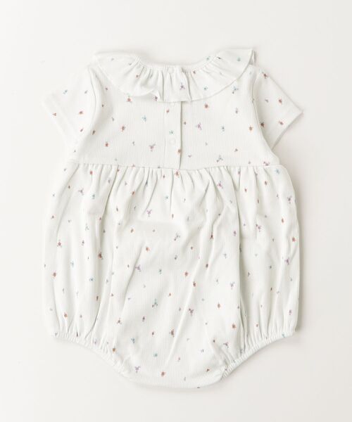 SHIPS（シップス）の「TP:フラワーテキスタイルROM（ロンパース・キッズ・オフホワイト・70/80）」の2枚目の写真