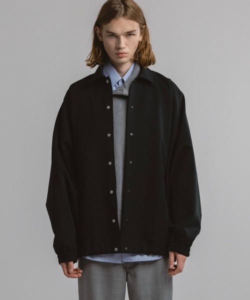 CINOH(チノ)の「DEEP ARMHOLE COACH JACKET(ブルゾン・メンズ・ブラック・46)」の6枚目の写真