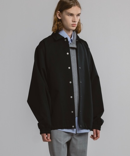 CINOH(チノ)の「DEEP ARMHOLE COACH JACKET(ブルゾン・メンズ・ブラック・46)」の7枚目の写真